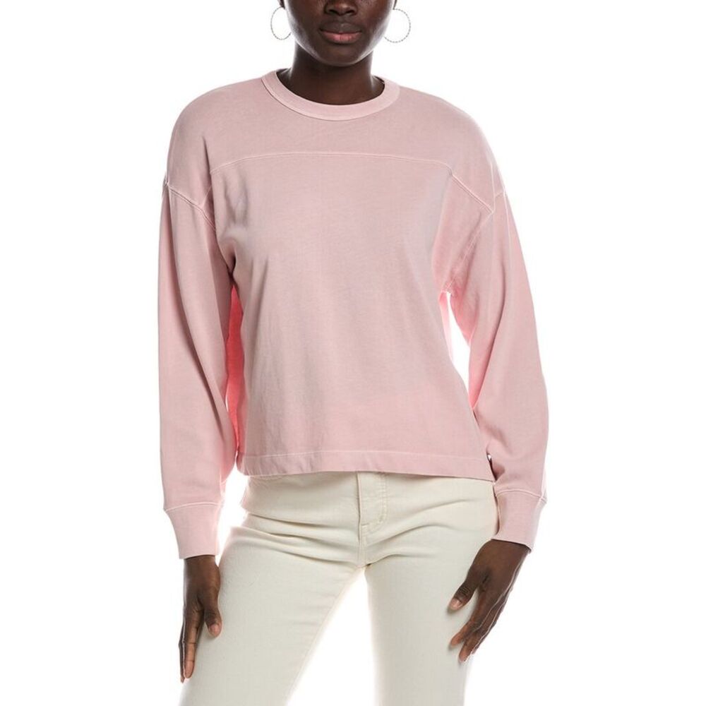 Madewell Womens Vintage Jersey Sweatshirt, Pink